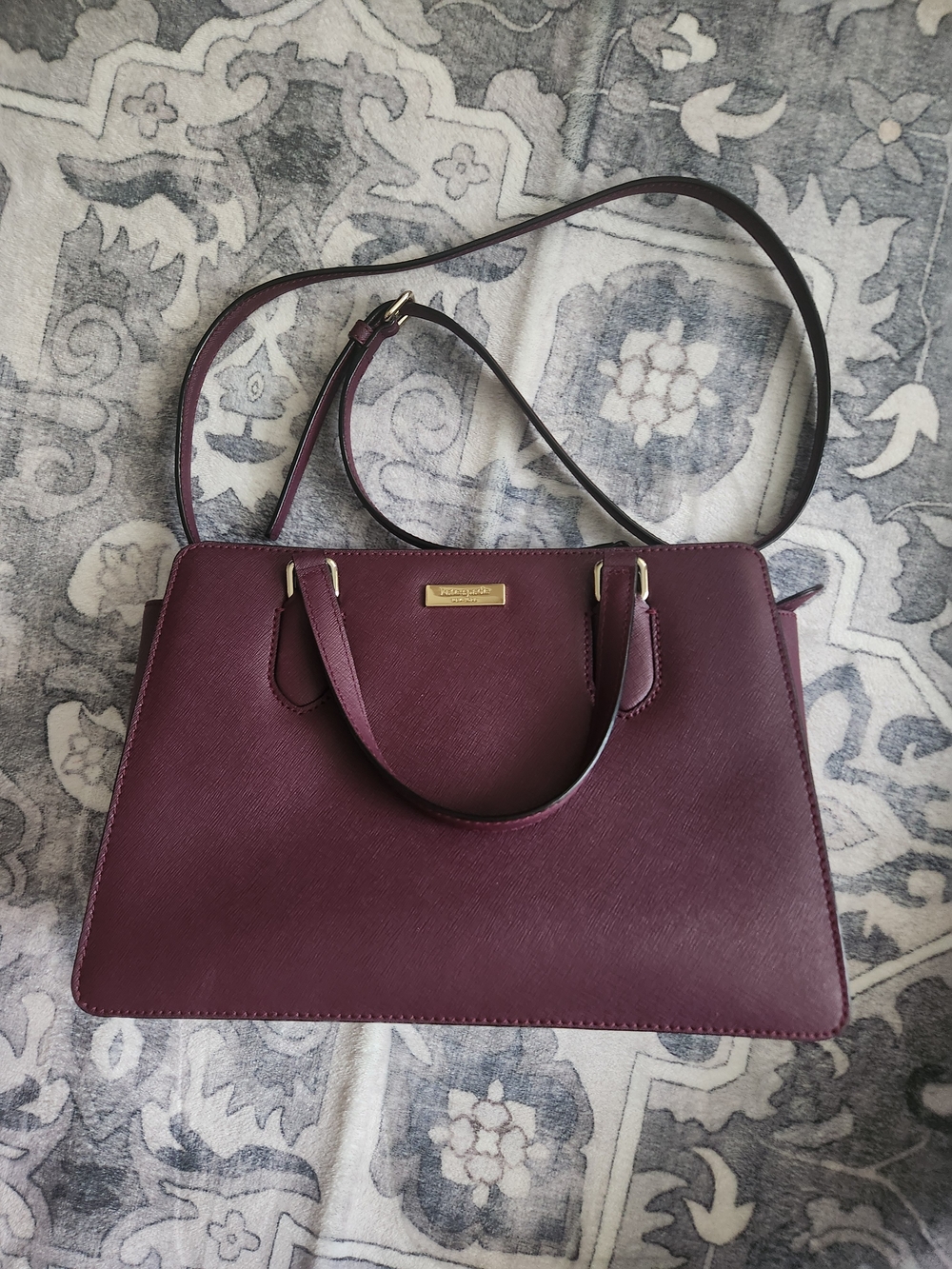 Kate Spade Tote - Burgundy